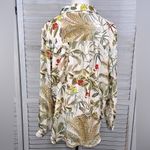 Philosophy  Botanical Print Long Sleeve Button Up Shirt-Medium Photo 2