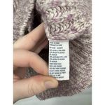 American Eagle Sweater Women Medium Purple Cream Knit Double Breasted Wool Yak Photo 3