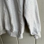 Adanola  Embroidered Logo Oversized Sweatshirt Pullover Heather Gray Size XS Photo 3