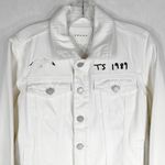 BLANK NYC Taylor Swift 1989 Embroidered Jean Jacket White Denim Size Small 1348 Photo 13