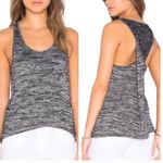 Rag and Bone Marled Charcoal Grey Black Twist Racerback Tank Top Size Medium Photo 2