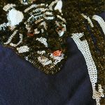 Anthropologie Uzma Bozai X sweatshirt navy blue pullover size large Photo 3