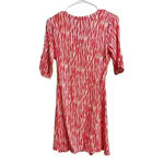 Pendleton  Women's Dress Petite Small Salmon/Pink Faux Wrap 3/4 Ruched Sleeve Photo 7