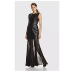 BCBG Max Marielle Gown (Long dress XS) Black Photo 6