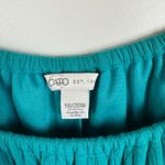 Cato Embroidered Sleeve Dress Sz 18/20W Teal Peasant Cottagecore Festival Flowy Photo 5