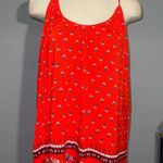 Old Navy Womens XL Orange Red Sleevless Top Shirt Used tank top boho Photo 0