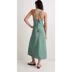 Madewell  Tie-Back Cami‎ Midi Dress in Trellis Green Photo 1