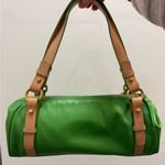 Ralph Lauren  Vintage Green and Tan Top Handle Bag Photo 1