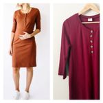 LOU LOU & COMPANY | Cranberry Red Original Everyday Dress Thick Stretch | XL Photo 1