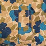 Old Navy VTG trench jacket soft brushed cotton blue green floral VTG Y2K Size M Photo 5