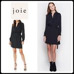 Joie New.  silk belted shirt dress. Photo 14