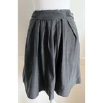 The Kooples • Grey Plated Belted Mini Skirt Photo 1