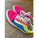 Vans  Old Skool Neon Colorblock Sneakers Sz 7 Men 8.5 Women Retro 80s Photo 5