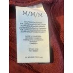 CAbi  Med Full Zip Cotton Slub Knit Training Jacket Burgundy 4122 Pockets‎ Zip Photo 4