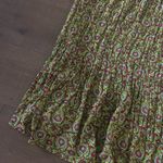 Anthropologie by  flounced citron printed lounge maxi dress Photo 5