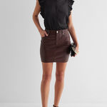 EXPRESS Flutter Sleeve Gramercy Blouse sz M Photo 2