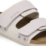 Birkenstock Uji Sandal in Antique White 41 10 Women Nubuck Suede Leather slides Photo 4