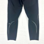 Lululemon Base Pace High Rise Reflective Tight Legging Size 8 25" Black Nulu Photo 4