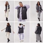 Socialite  Vest Black Quilted Front Zip Lightweight Boxy Puffer Plus Size 2X NEW Photo 2