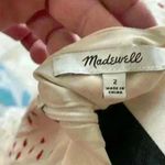 Madewell Silk Clover milk maid style button-front dress in Fresh Strawberries; 2 Photo 9