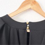 Club L London Ruffle Sleeve Bodycon Dress in Black Size 24 Photo 6