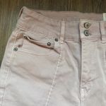 American Eagle Outfitters Light Pink Super High Rise Stretchy Flare Shorts Photo 3