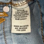 Women's Cali 1850 Size 5 Blue Denim High Rise Stretch Jeans Floral Pattern Photo 6