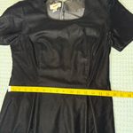 Talbots Vintage  Black Velvet Cocktail Dress Womens 4 Petite Midi 90s Formal Photo 7