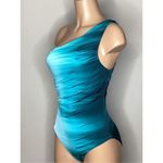 La Blanca New.  ombré one shouldered swimsuit. Size 8. Retails $148 Photo 9