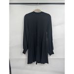 Urban Outfitters Out From Under Outfitter Thermal Dress Women Medium Black Long Sleeve Photo 1