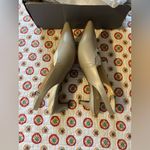 Liz Claiborne NEW  Taupe Tan Sling Back Kitten Heels Size 7 Photo 1