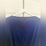 Lululemon  Breckenridge Colorado Bright Blue Long Sleeve Pima Cotton Top Size 8 Photo 4