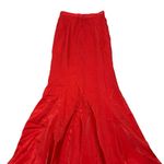 Loralie Maxi Skirt 12 Red Vintage Long Boho Festival Romantic Chic Photo 5
