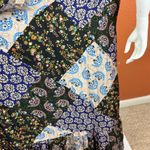 Maeve  Anthropologie Maxi Dress Halter Paisley Patchwork Katrina S Large. E8 Photo 3