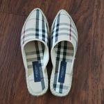 Burberry  Tan Nova Check Feminine Chic Loafer Espadrille Size 37 Photo 2