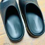 All Saints Black Slide Sandals Photo 3