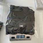 Rsvp EUC by Talbots women's black beaded jeweled ruffle cropped sleeve sweater Photo 8