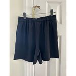 Babaton Black Pleated Trouser Crepe Mini Short Photo 1