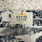 Marine layer  Allison Women’s Pant San Francisco Black White Print Toile Size S Photo 7