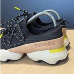 Sorel  Kinetic Impact Sneakers Lace Up Black Neon Yellow Womens 9 NL4073 Workout Photo 5