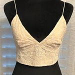 Free People NWOT  One Carrie Flocked Bralette Photo 2