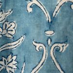 Michelle Farmer 100% Cotton Blue Floral Printed Mini Dress Size: M Size M Photo 9