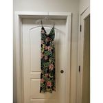 superdown Dina Dress Womens Small Black Floral Tropical Slip Maxi Sundress Summe Photo 1