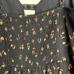 Leith  Floral Print Maxi Dress‎ Black Lace Trim Spaghetti Strap M Medium Photo 8