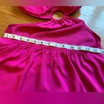 backless tiered maxi beach dress in fuchsia size S/M Photo 9
