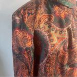 Westbound Vintage  Size 12 Paisley Psychedelic Print 80’s Long Sleeve Blouse Photo 2
