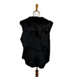 Co & Eddy Rabbit Fur Vest Black Size Large Photo 2