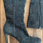 Laura Ashley Black Suede Boots Photo 1