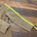 Rue 21 Women's Brown 100% Genuine Leather Jacket Button Up Size Medium Photo 7