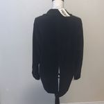 NWT Tribal Sportswear black open back soft long sleeve button down blouse Size 10 Photo 5